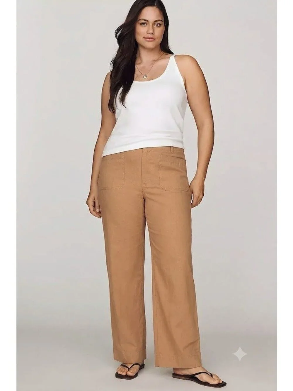 Anthropologie Maeve NWT The Colette Full Length True Camel Size 18W Plus